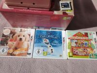 Nintendo 3DS Rosa Konsole 5 Spiele Nintendogs Animal Crossing Rheinland-Pfalz - Saulheim Vorschau