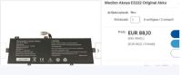 Medion Akoya ORIGINAL Akku Batterie MLP3592106P Tablet Tablets Ak München - Altstadt-Lehel Vorschau