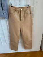 Sandro Lederhose Echtleder Hose Fashion beige Bayern - Augsburg Vorschau