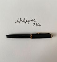 Montblanc Füller mit Feder II Serie Nr. 262 Kolbenfüller schwarz Hessen - Wiesbaden Vorschau