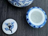 Porzellan Zwiebelmuster Meissen Kaffeekanne mit Filtereinsatz Schleswig-Holstein - Börnsen Vorschau