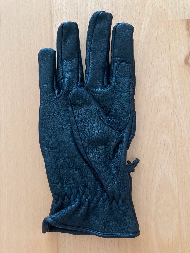 Cafe Racer Motorrad Handschuhe Leder Lederhandschuhe schwarz M in Germering