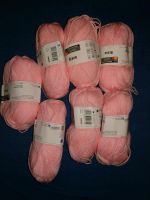 7 * 50 g Wolle Paket Bravo Rosa Garn Handarbeit Bayern - Traunstein Vorschau