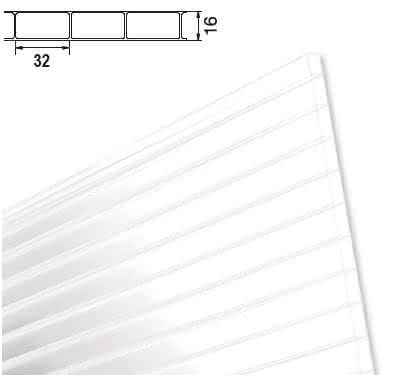 Doppelstegplatte 16/32, Polycarbonat, für nur 57,00€ /m² in Bochum