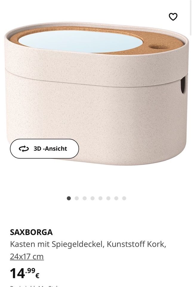 IKEA Saxborga Schminkbox in Mauritz