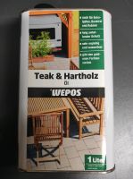 4x WEPOS Teak & Hartholz Öl 1 Liter neu ungeöffnet Rheinland-Pfalz - Lahnstein Vorschau