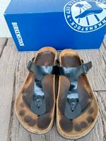 Birkenstock ❤️ Gizeh, Black Patent, schwarz Lack, Größe 40 Bayern - Schwarzach am Main Vorschau