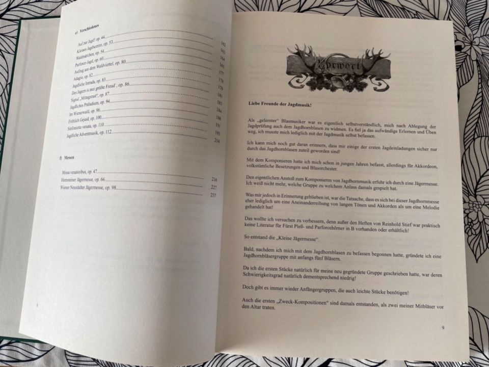 Altes Buch 30 Jahre Jagdmusik + CD Parforce Horn Noten Jagd Musik in Issum