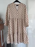 Kleid dress jessica C&A Gr.38/M Beige/Schwarz Punkte Bayern - Stegaurach Vorschau