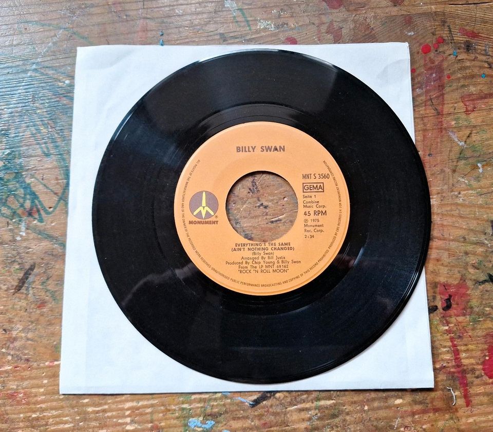 Vinyl Single: Billy Swan: Everything's The Same in Biebergemünd