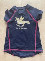 Sportshirt Einhorn Größe 98 Mädchen Glitzer Shirt blau Baden-Württemberg - Karlsruhe Vorschau