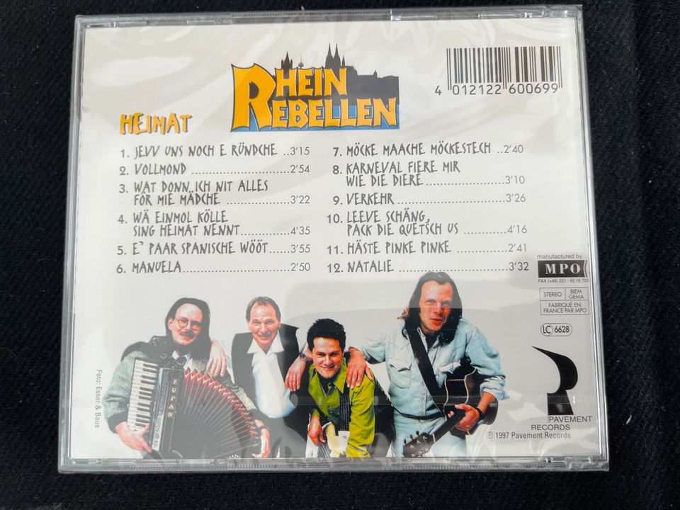 Die Rheinrebellen kommen CD Neu noch in Folie eingeschweißt in Pulheim