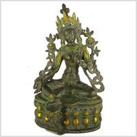 Grüne Tara Shyama 36cm 3,7kg Buddhismus Beschützerin Messing Altona - Hamburg Bahrenfeld Vorschau