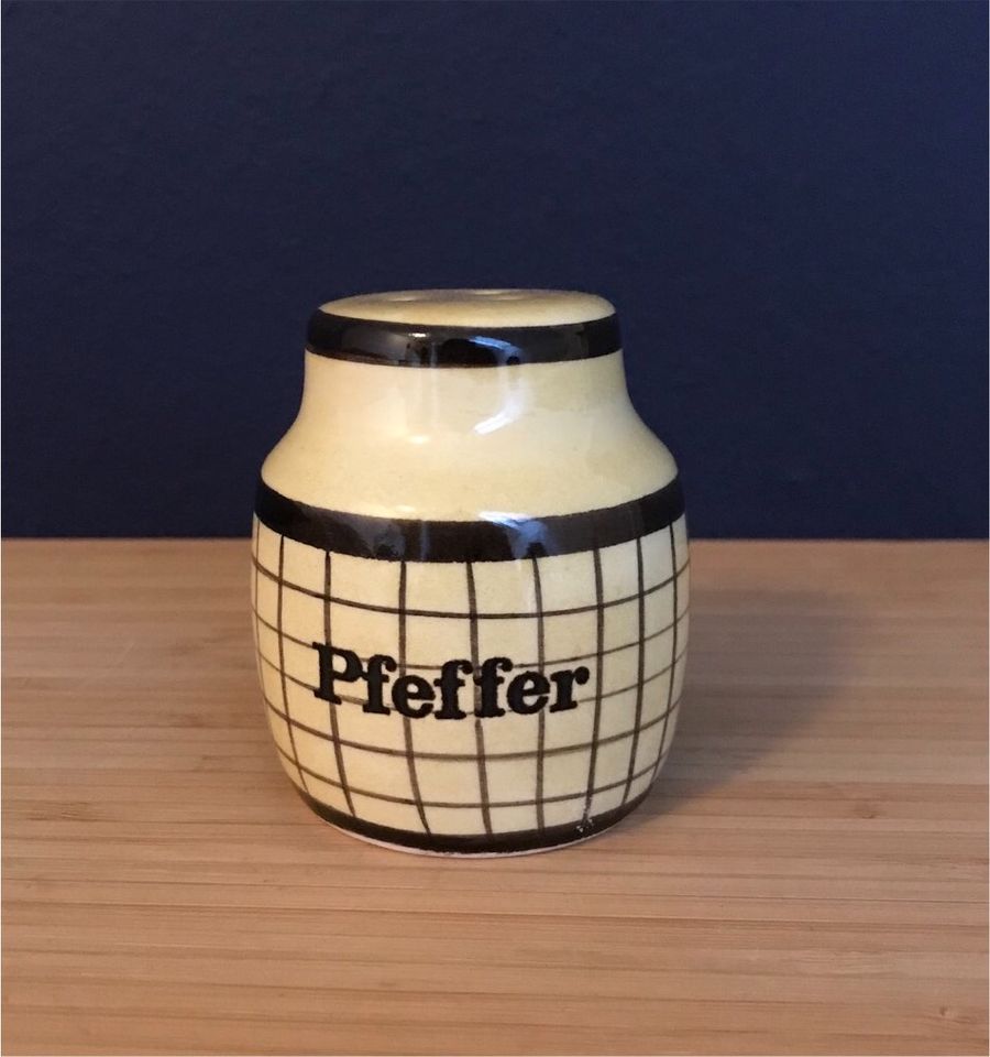 Salz&Pfefferstreuer Set Keramik vintage 70er Küche Esstisch rar in Hannover