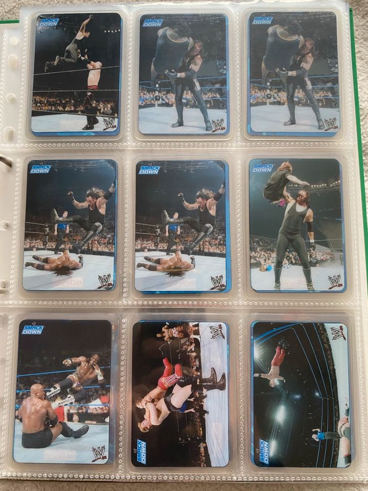 Topps Karten Smack Down Undertaker Sammlung Vintage Holo in Vilgertshofen