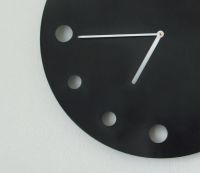 Design-Wanduhr mit Punkt-Dekor, Schwarz Bonn - Nordstadt  Vorschau