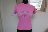 Heartbreaker Schumacher Shirt pink Herz Swarovski, Gr. M Stuttgart - Stuttgart-Ost Vorschau