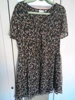 Schwarz braunes Kleid mit Muster Größe 34 Vila Nordfriesland - Niebüll Vorschau