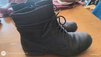 Leder Halbschuh Reißverschluss schnüren 39Boots Übergangsschuh Düsseldorf - Benrath Vorschau