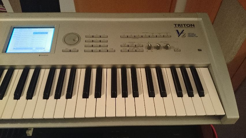 Korg Triton Classic 61, EXB-01, EXB-08, EXB-SCSI, ZIP250 in Elzach