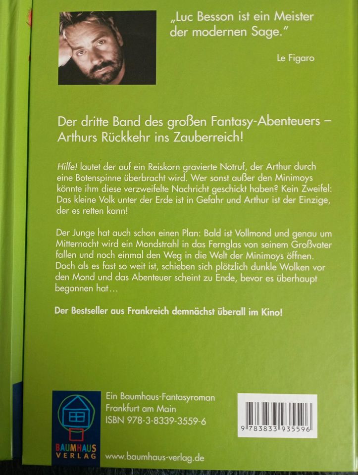 3 Bücher. Arthur und die Minimoys.  Rache des maltazard, von 2006 in Vohenstrauß