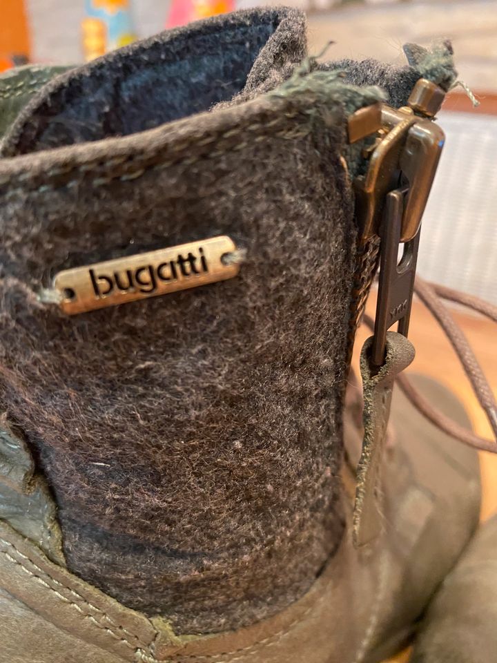 Bugatti Stiefeletten Gr.40 Weiches Leder Grün Vinted. in Dortmund