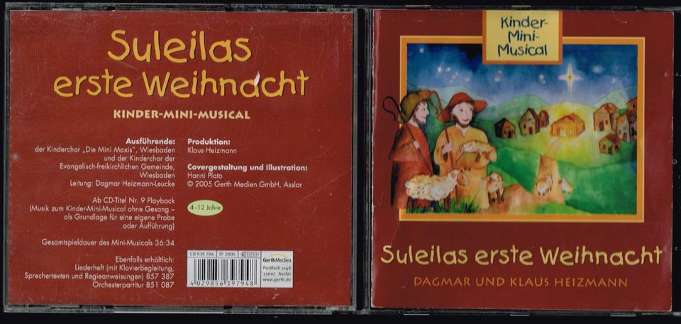 13 christliche Kinder-CDs -  Rinks, Heizmann, Hoffmann, Fietz ua in Suthfeld 