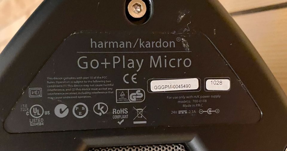 Harman/kardon Go + Play Micro Lautsprecher guter Zustand in Obrigheim