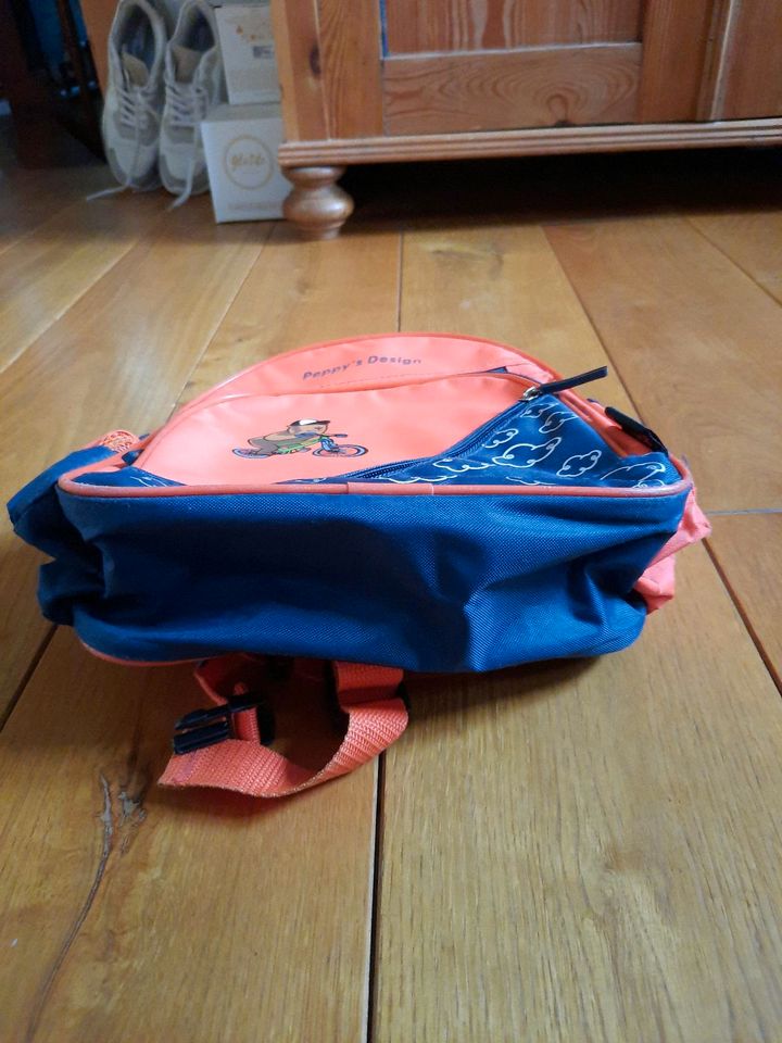 Rucksack f. Kindergarten Junge Fahrrad Bär Peppy's Design WIE NEU in Dresden