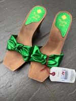 Replay Sandalen 38 neu Holz Absatz Nieten grün Essen - Altenessen Vorschau