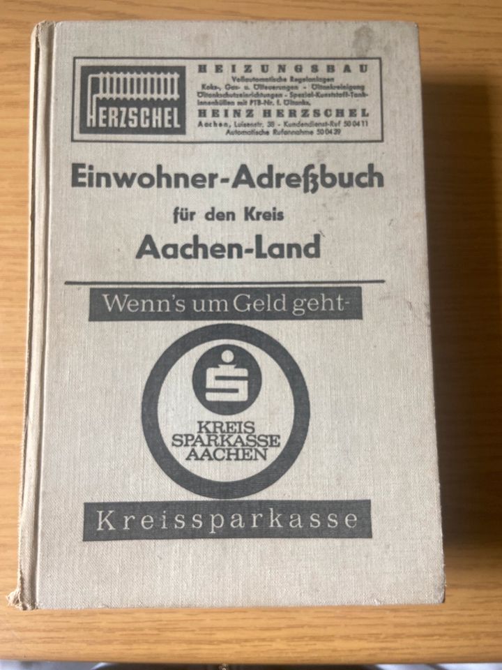 Einwohner-Adressbuch Kreis Aachen-Land 1968 in Melle