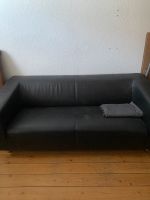 Couch 2 Sitzer schwarz Sofa Zweisitzer Schleswig-Holstein - Lübeck Vorschau