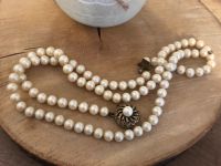 Alte Perlenkette mit goldfarbenen Verschluss und Perle Nordrhein-Westfalen - Schmallenberg Vorschau