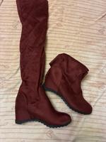 Stiefel (Overknees) Größe 37 / NEU Niedersachsen - Haste Vorschau