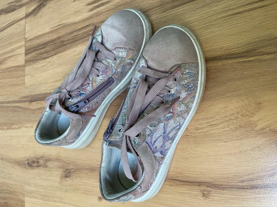 Schuhe 35 rosa Superfit Indigo Ballerina grau in Bergkirchen