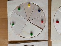 Geometrische Formen. Bruchteil eines Kreises n. Montessori Bayern - Auerbach in der Oberpfalz Vorschau