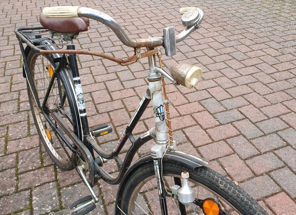 Oldtimer Damenfahrrad, 28 Zoll ohne Schaltung m Rücktrittbremse in Selent