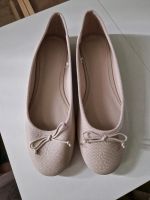 H&M Ballerina Sommerschuhe Beige Kunstleder Größe 39 Duisburg - Rheinhausen Vorschau