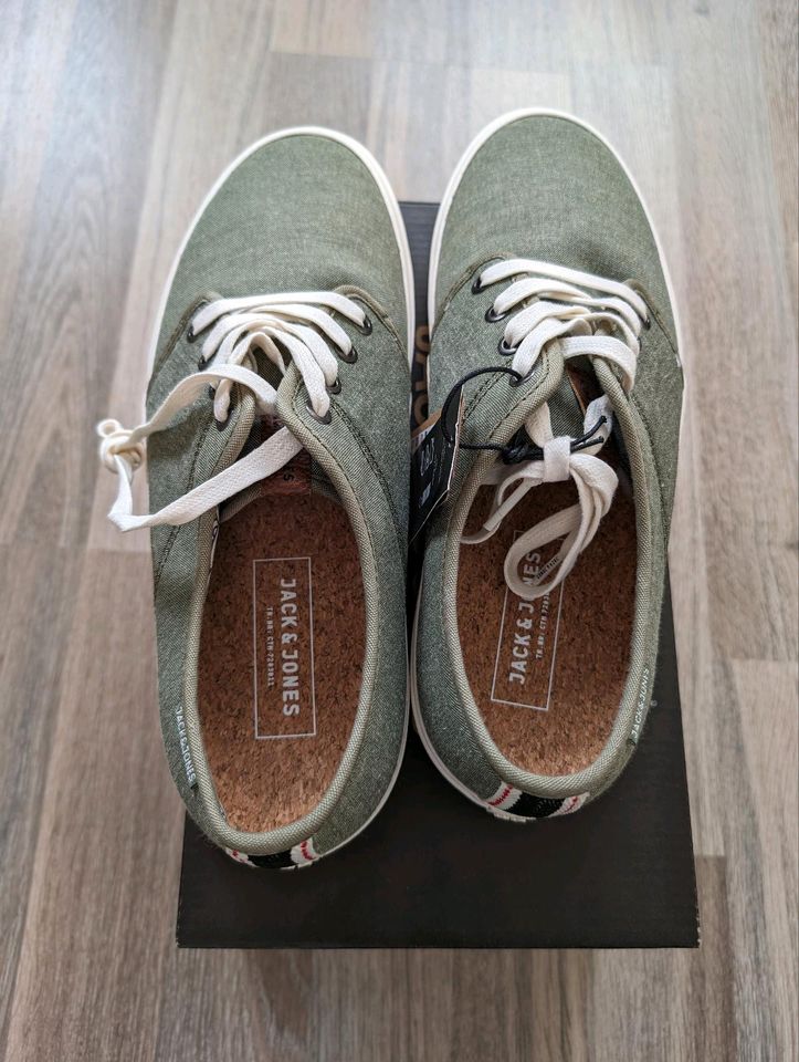 Jack & Jones Canvas Sneaker grün **NEU** in Hannover