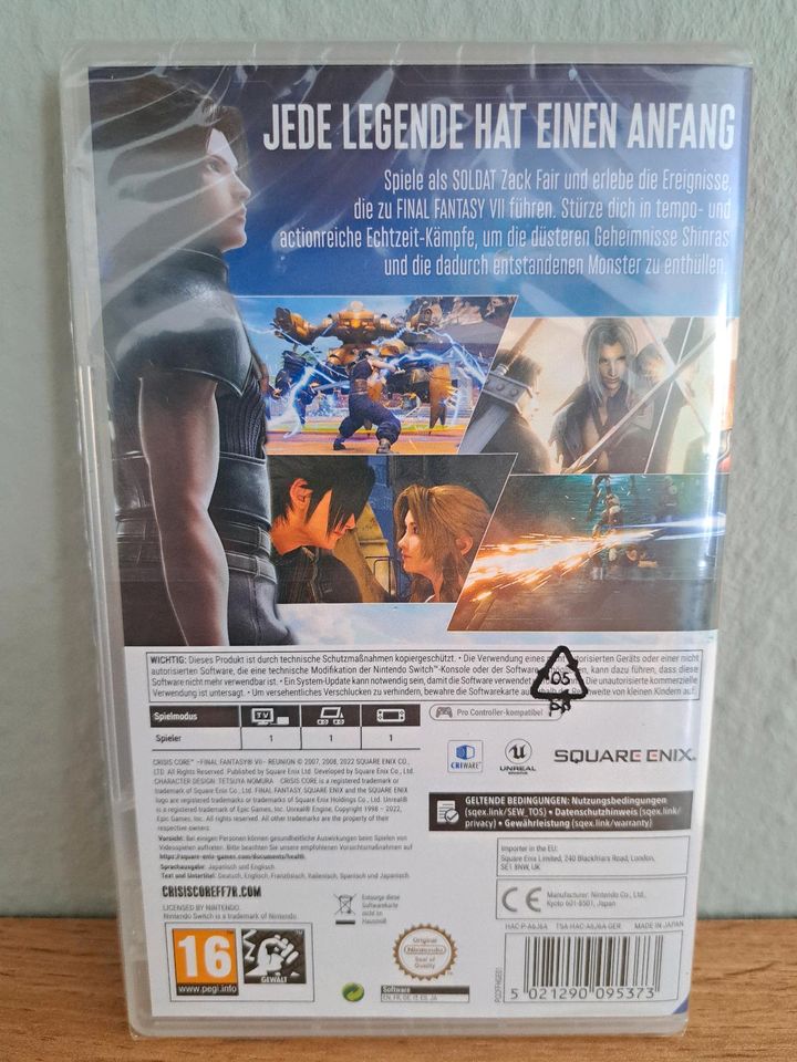 NEU Final Fantasy VII Crisis Core - Nintendo Switch | Sealed in Bersenbrück