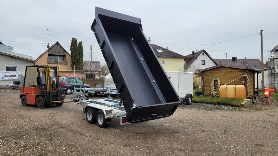 PKW Anhänger Muldenkipper Dumper3-35 3500kg Rückwärtskipper 3,5to in Fischach