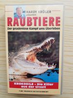 VHS-Videos Hardy Krüger Doku Raubtiere Krodile Brandenburg - Potsdam Vorschau