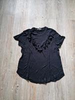 schwarzes Shirt mit Rüschen, H&M, Gr. M Sachsen - Görlitz Vorschau