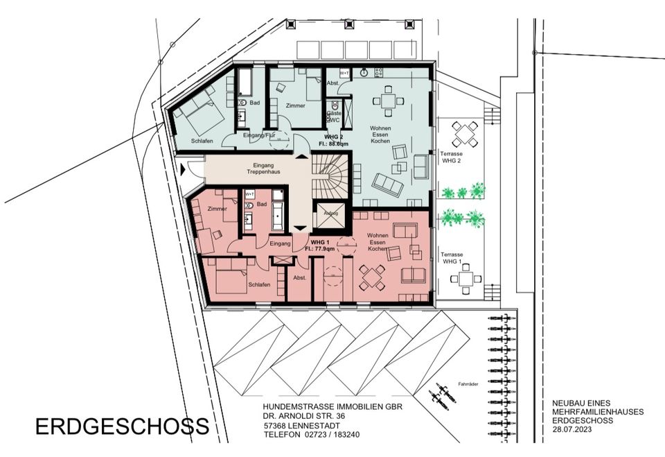 Exklusives Wohnen in zentraler Lage von Lennestadt-Altenhundem (Wohnung 1, EG) in Lennestadt