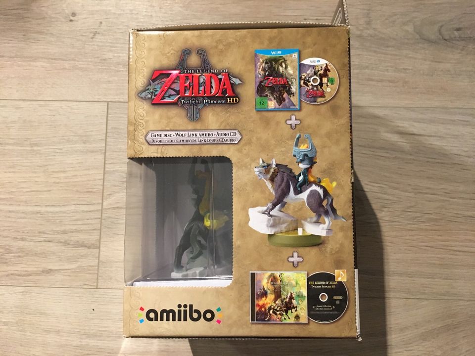 Nintendo Wii U Spiel Zelda Twilight Princess HD Limited Edition in Essen