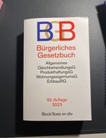 BGB Bürgerliches Gesetzbuch aktuellste Auflage (92) 2023 Niedersachsen - Wolfsburg Vorschau