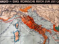 Schulwandkarte, Rom, Karthago, Römisches Reich, Italien Rheinland-Pfalz - Landau in der Pfalz Vorschau