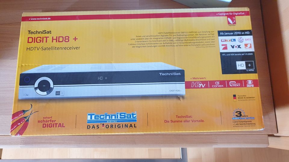 Technisat Digit HD8+ HD Receiver in Schöndorf (an der Ruwer)