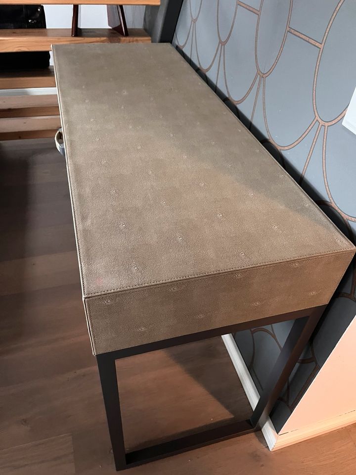 Konsole Leder Sideboard Khaki / grün in Schwanewede