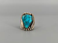 * NAVAJO RING TÜRKIS STERLING SILBER OPULENT RG 60/61 BOHO Berlin - Charlottenburg Vorschau